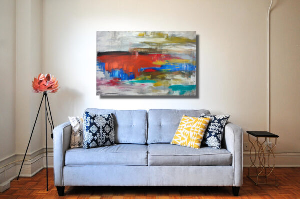 tableau moderne salon peinture abstrait c670