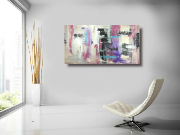 tableau moderne salon peinture abstrait c638