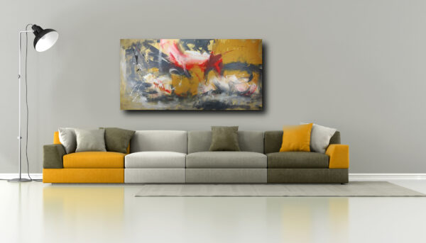 tableau moderne salon peinture abstrait c529